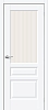 Межкомнатная дверь Неоклассик-35 White Silkwood BR5948